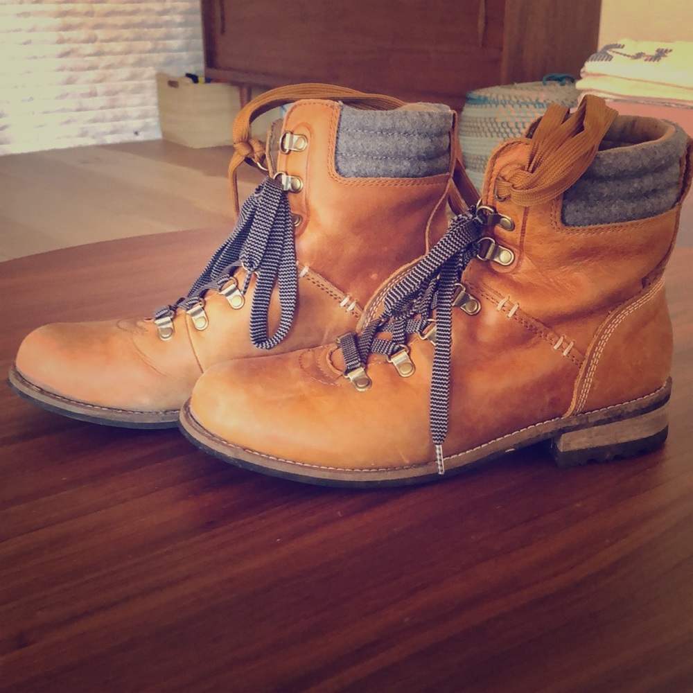 Comfortable hiking boots.